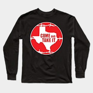 Come and take it, Texas, razor wire Long Sleeve T-Shirt